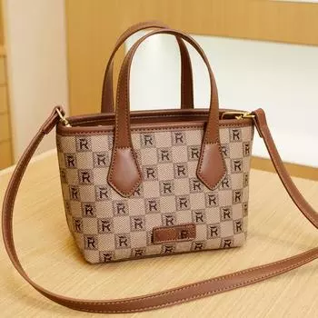 Fashionable Crossbody Bag, Women s Printed Hand Bag, Shoulder Bag, Small Bag, Versatile Bucket, Vegetable Basket, Women s Bag