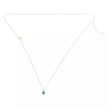 Fashionable Dual Layered Necklace With Rectangular Pendant And December Birthstone Design for Daily Wear Dates Parties 5