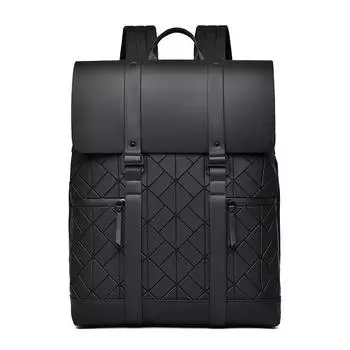 Fashionable Flip-top Diamond-shaped Backpack, Large-capacity Backpack, Men s Casual Travel Bag, Commuting Backpack 42cm * 32cm * 10cm