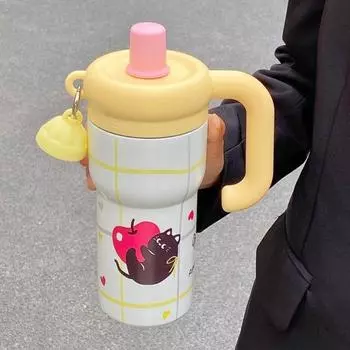 Fashionable Insulated Cup 316 Stainless Steel Iced Cup Creative Thermal Cup Women