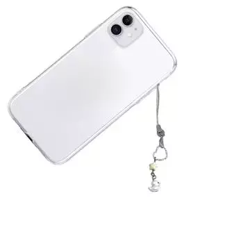 Fashionable Key Pendant Phone Charm Unique Heart Flower Keychain Vibrant Beaded Pendant for Cellphone Camera Handbag 2