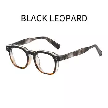 Fashionable Large Frame Presbyopia Glasses Retro Square Frame Senior Sense of Reading Glasses for Men and Women Diopter To +4.0 0