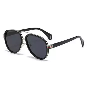 Fashionable Lens Frame Sunglasses For Men Summer Outdoor Protection Sun StyleA