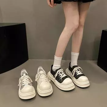 Модные низкие кроссовки на плоской подошве с перекрестными ремешками, новые повседневные спортивные туфли весна/осень, удобные вулканизированные туфли на толстой подошве 35