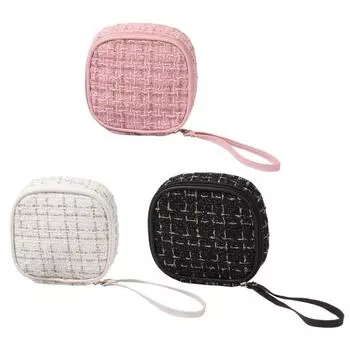 Fashionable Modern Case Makeup Bag Cosmetic Bag Perfect for Traveling X3UC розовый