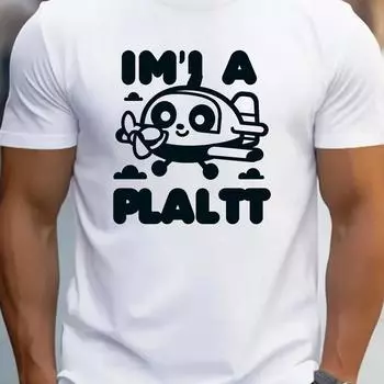 Fashionable short-sleeved printed bottom shirts for men and women round neck casual versatile tops S