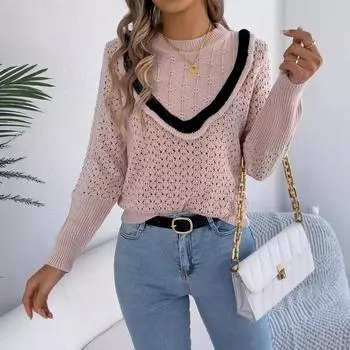 Fashionable Winter Women s Casual Woolen Lapel Drawstring Fake Pocket Suit Jacket M розовый