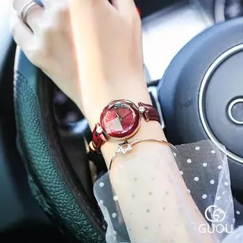 Модные женские часы с небольшим циферблатом, простые, повседневные, с ремешком, с бриллиантами, британские, водонепроницаемые, темпераментные женские часы