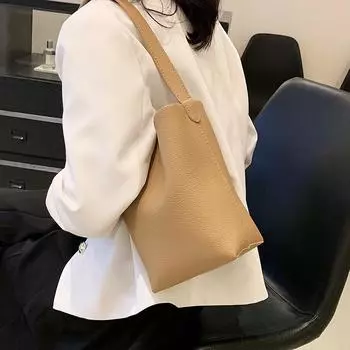 Модная женская сумка через плечо, летняя, новая популярная, универсальная, женская, простая, повседневная, сумка на одно плечо (20cm<Max Length<30cm)