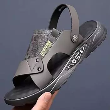 FashionCasual Нескользящая и водонепроницаемая мужская обувь, дышащая, 2024, стили в приветственной сделке, высококачественные мужские сандалии, новый дизайн для взрослых, 39 V 39