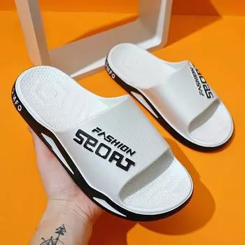 FashionCasual Slides Flat Men s Shoes PVC Male Slipper Cheap Shoes 2025 New In Comfortable Elegant Adult Designer Luxury 2024 Fashion 39-40