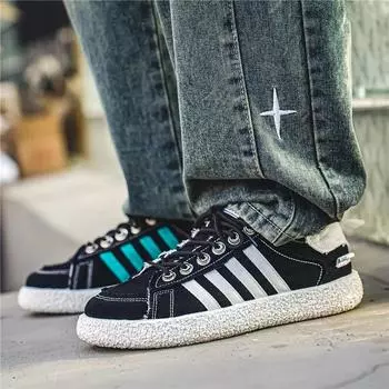 FashionClassic Мужская парусиновая обувь Мужская тканевая обувь Плоские вулканизированные кроссовки Мужские мужские низкие парусиновые кроссовки Обувь для мужчин 39