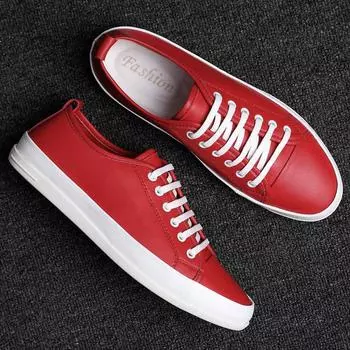 FashionHigh End Новые мужские повседневные туфли из натуральной кожи Простые белые туфли с мягкой подошвой с низким вырезом для деловых мужчин, для работы на открытом воздухе, для вождения 38 чёрный