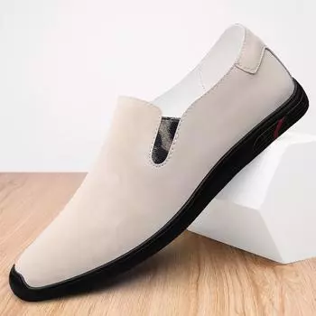 Модные высококачественные мужские туфли в британском стиле из искусственной замши, однотонные, деловые, повседневные, свадебные, повседневные, размер 38-45 37 бежевый