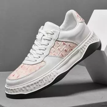 FashionHigh Quality Men s Genuine Leather Casual Shoes Versatile Leisure Walk Sneakers Fashion Luxury Driving Tennis Shoes Skate Shoes 38