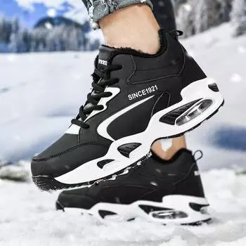 FashionLeisure Leather Shoes Men lace up Casual Sneakers Fashion Men cotton Shoes Spring Wearable Platform Walking Shoes ankle boots 39 серый