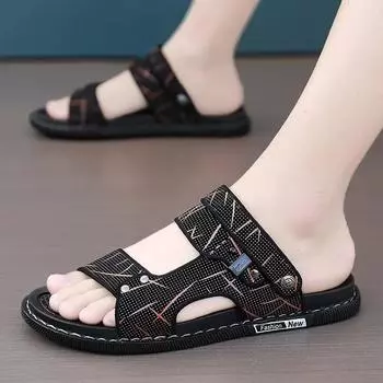 FashionMale Shoe Plastic Rubber Men s Sandal Open Toe Flat Cheap Liquidation Summer 2024 Big Size Daily Use Descount Outdoor Luxury H V 38