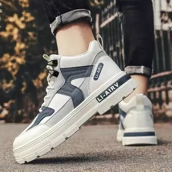 FashionMale Shoes Lace Up Waterproof Leather Men s Boots Platform Size 44 High Quality Classic Sale Offer Trendy 2025 Retro Offers Y2k 39