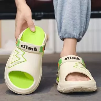 FashionMale Slipper Casual Summer Platform Men s Shoe Clappers 2024 Y2k Elegant Designer Luxury Cheap Shoes Liquidation Adult Slides 40