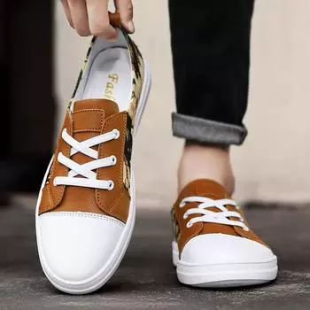 FashionMale Vulcanize Shoes Versatile Classic Mens Sneakers Lace Up Breathable Casual Shoes Outdoor Adulto Shoes Leisure Walk Footwear 37 чёрный