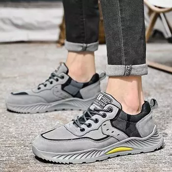 FashionMen Genuine Leather Shoes lace up Soft oxfords Non Slip Breathable Flats Spring autumn Walking Office Work Shoes Mocassins Homme 6.5 коричневый