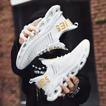 FashionMen s Casual Sneakers Spring and Autumn Male Shoes Thick Platform Breathable Gym Sports Shoe in Promotion Original Fashion Light 39