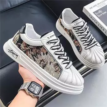 FashionMen Shoes Sneakers Summer Breathable Anti-slip Lightweight Casual Sports Canvas Shoes Shell Head Design Shoes for Men 39