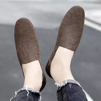 FashionMen Универсальная мужская прогулочная обувь Стильные мужские туфли Elegantes Новое поступление Мужские лоферы 2024 Роскошная брендовая повседневная обувь 38 бежевый