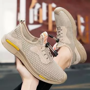 FashionMens Breathable Slip on Shoes Classic Men Casual Driving Shoes All-match Male Comfortable Sneakers Brand Antiskid Men s Flats 38 чёрный