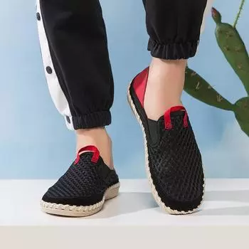 Модные мужские туфли для вождения без застежек, легкие мужские универсальные мокасины, ажурные мужские кроссовки для активного отдыха, фирменные мужские удобные туфли на плоской подошве 38 бежевый