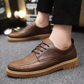 FashionNew Dress Shoes Man Business Spring Autumn Leather Casual Office Social Shoe for Men Footwear Elegant and Classic 39 Clothing 39