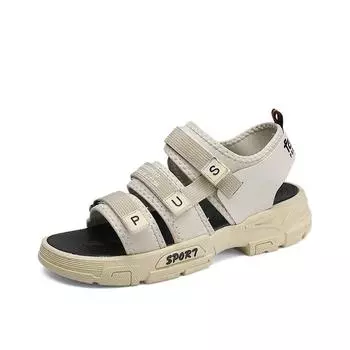 FashionOutdoor Wadable Sandals Man Arch Support Yoga Mat Insole Gladiator Open Toe Summer Beach Slippers Antiskid Durable Flat Men Shoe 39