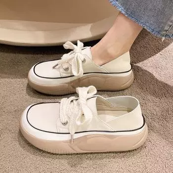 FashionPlatform Кроссовки Женская обувь Увеличение роста Женская обувь больших размеров Дизайнерские кроссовки Белые дизайнерские туфли Обувь для женщин 35 бежевый