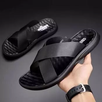 FashionShoes for Men Breathable Daily Use Non Slip and Waterproof Man Sandals Luxury H Comfortable New Summer Low Price Japanese Sale V 38