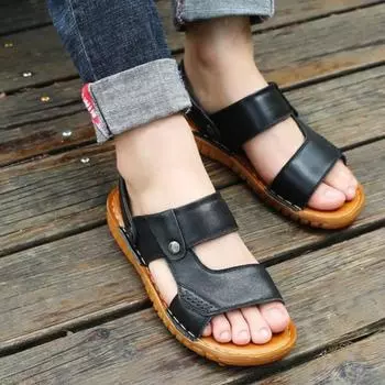 FashionShoes for Men Casual Man Sandals Slippers Open Flat Indoor New Fashion Clearance Sale High Quality Summer Low Price Big Size Buy 38