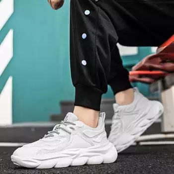 FashionShoes For Men Sports Breathable Thick Platform Man Casual Sneaker Offers And 2025 New In Wide Jogging Lightweight On Clearance 39