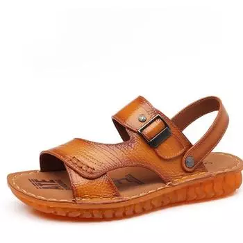 FashionSlippers Открытая повседневная мужская обувь для дома Мужские сандалии Носок 39 Новый дизайн 2024 Скидка Дорогие Распродажа Большой размер Роскошь 38