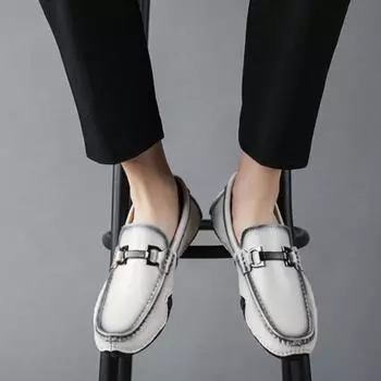 FashionSneakers Мужские повседневные слипоны Нескользящие Некожаные Новые Мужские Вулканизированные Туфли Роскошная Распродажа Модные Законные Размер 44 Тренд 2024 38