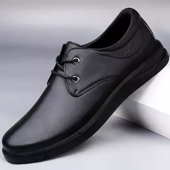 FashionSpring and Autumn New Sneakers Breathable and Comfortable Casual Shoes Fashion Soft Black Mens Shoes Sizes 38-44 Sneakers 38 чёрный