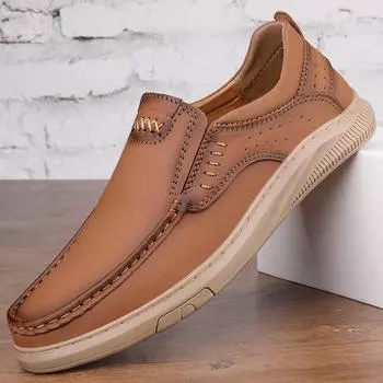 Модные замшевые мокасины мужские мокасины для вождения мужские удобные туфли из натуральной кожи для мужчин на открытом воздухе модная мужская повседневная обувь 37 чёрный