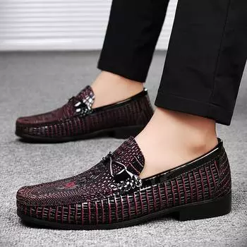 FashionTalian Handmade Shoes Натуральная кожа Высококачественные мокасины Слипоны Мужская повседневная обувь Высококачественные мокасины Мужская деловая обувь 36 чёрный