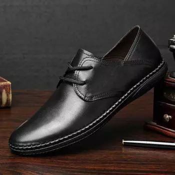 FashionWhite Fashion Men s Genuine leather Sneakers Breathable Comfort Casual Loafer Shoes Spring Mens black white Designer Men Loafers 38 чёрный