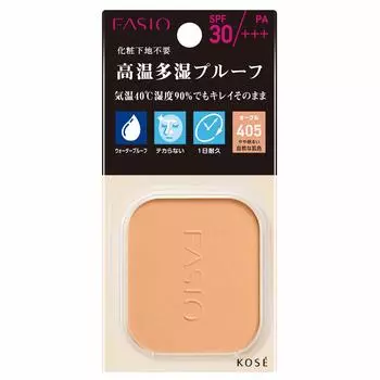 FASIO Powerful Stay UV Foundation Refill 405 Охра Слегка Яркий Натуральный Цвет Кожи Refill 10 г