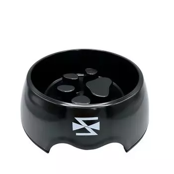 Fast eating prevention food pet food uneven paw small medium sized large dog [SENFINITY] tableware, plate, bowl, bowl, bowl, pads, cool, black, dog,