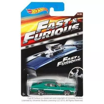 Fast Furious MAX Hot Wheels Scale 2015 Diecast Car 1972 Ford Gran Torino Sport HOT WHEELS FORD GRAND TORINO SPORT & 1/64 #4 / [Item]