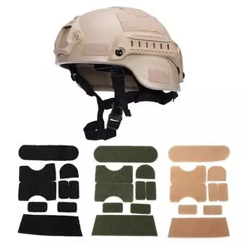 FAST Helmet Magic Sticker Hunting CS Helmet Patches Hook and Loop Sticky Sticky для AF Fast Mich IBH M88 Helmet Tape Cover Sticker армия зеленый