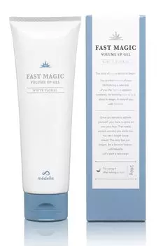 FAST MAGIC Fast Magic Volume Up Gel Крем-гель для ухода за грудью Addiphyllin Содержит человеческие стволовые клетки Сделано в Японии 200 г [Официальный] Mdelle Mdelle 2% (белый