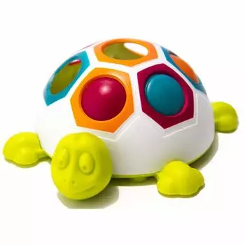 Fat Brain Toys Pop Slide Shelly Оригинальный продукт Fat Brain Toys Pop Slide Shelly & [Обучающие игрушки, для малышей, младенцев] & FA123-1