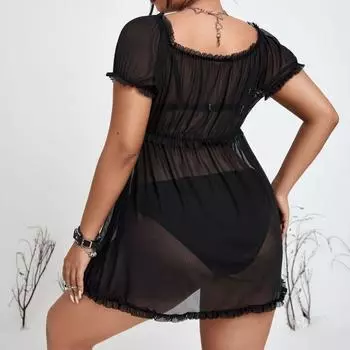 Fat MM секс нижнее белье сексуальное кружевное платье, ремень страсть одежда женская секс ночная рубашка 1XL