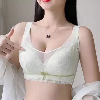 Fat MM тонкий полный бюстгальтер со сборками, двойной грудью, антипровисающий бюстгальтер большого размера 38/85C синий